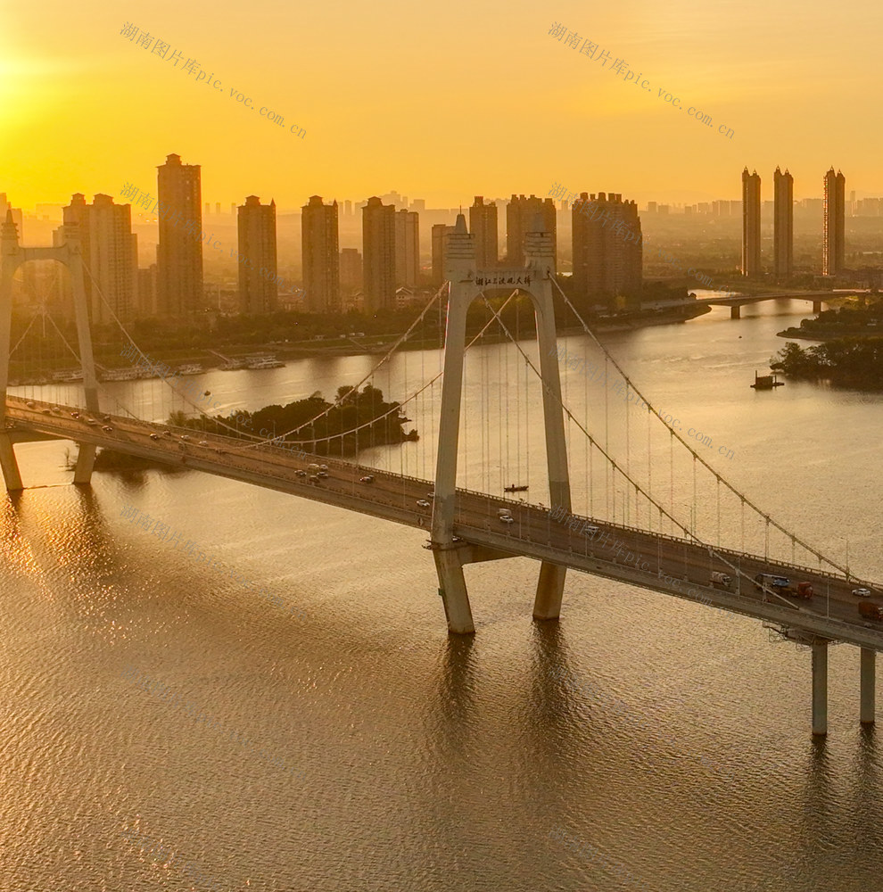 航拍、风光、月亮岛、银星湾