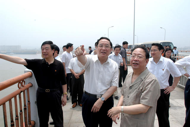 俞正声在岳阳考察 湖北省党政代表团 杨正午