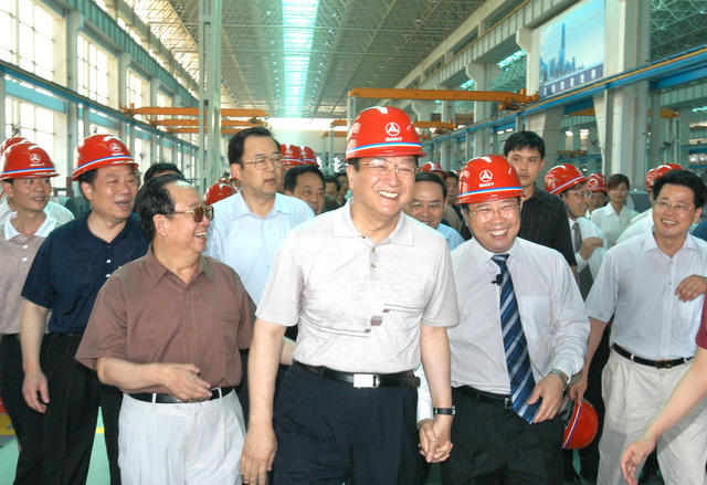 俞正声率湖北党政代表团在长沙考察