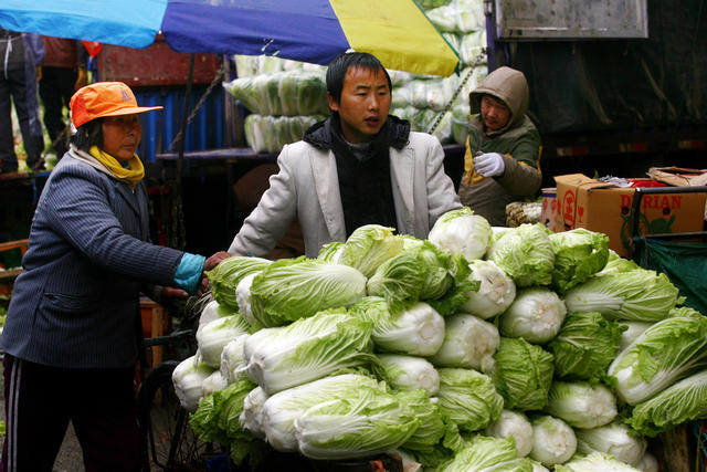 蔬菜市场保供应