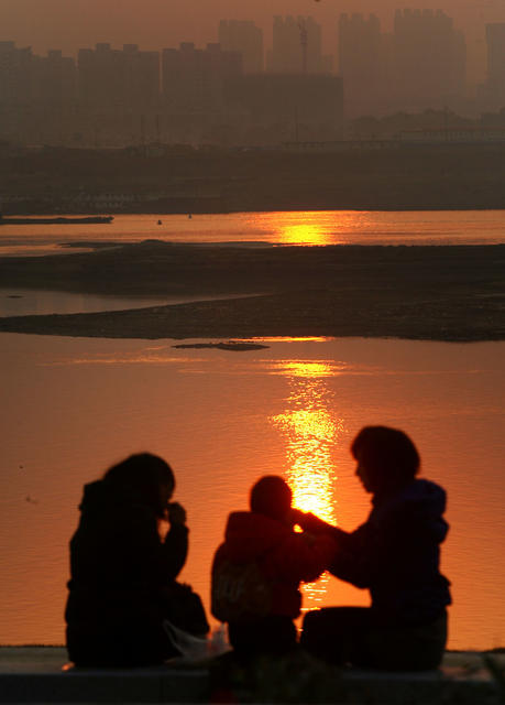 湘江风光带  市民休闲