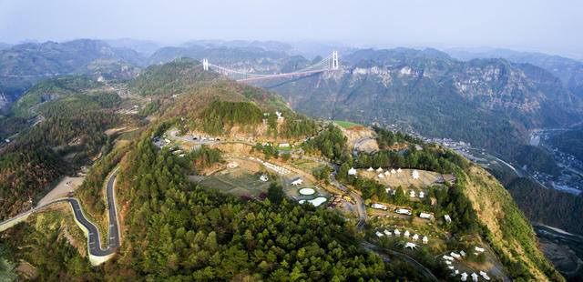 湘西 吉首 矮寨 滑翔伞 露营地