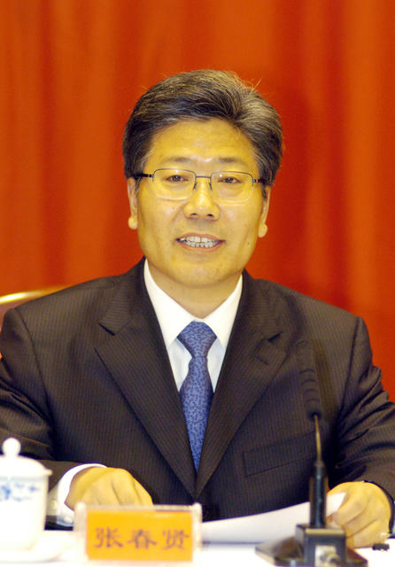 张春贤到任湖南省委书记