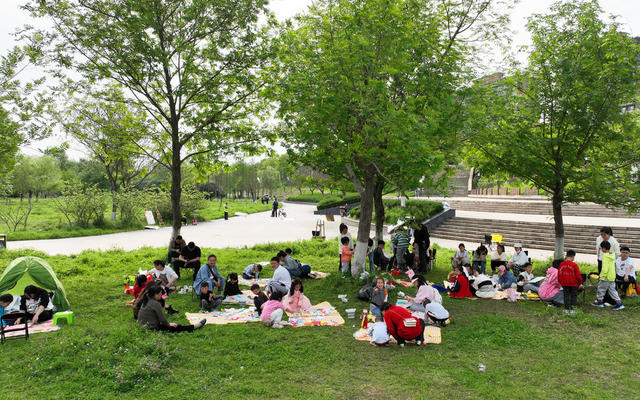 春光 踏青 休闲 