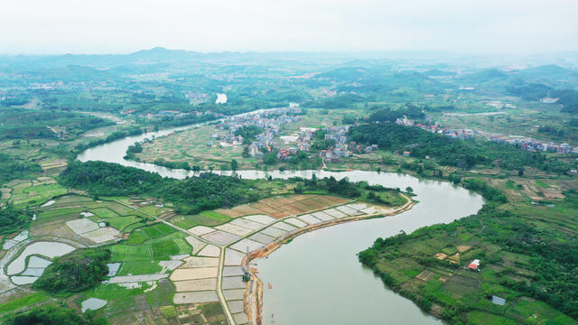 乡村  田园  舂陵河