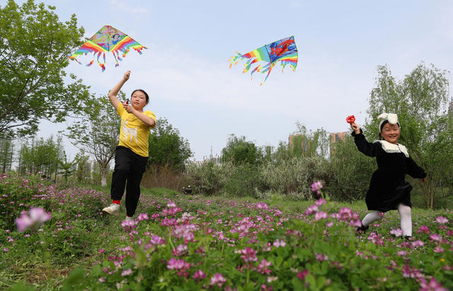 春光 踏青 休闲 