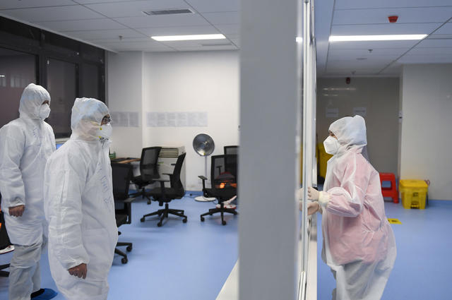 黄冈市 大别山 医疗中心 新冠肺炎 湖南医疗队 医务人员 前线战“疫” 疫情治疗