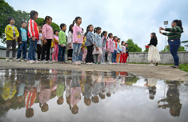 安仁县 学校 合唱团 音乐 学生 合唱排练 