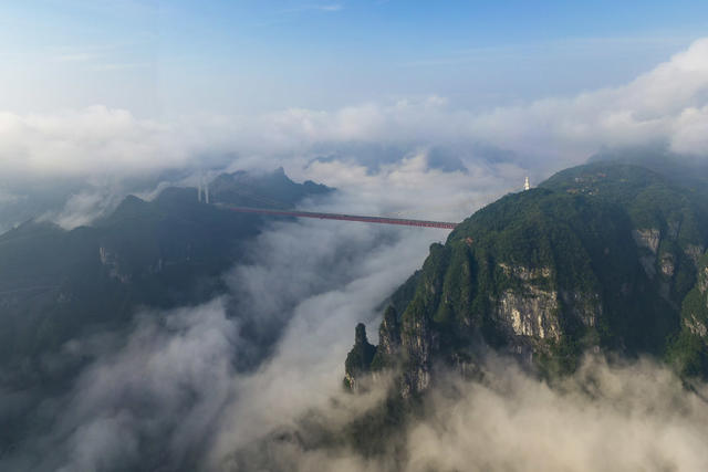 矮寨大桥 云海 仙境 