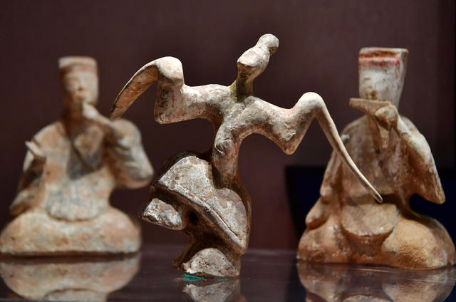 乐舞 戏曲文物 宋元文物 长沙简牍博物馆 陶俑 