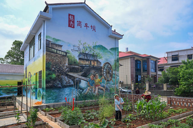 益阳 筒车坝 乡村建设 美丽屋场 宜居 新乡村 人居环境 休闲 