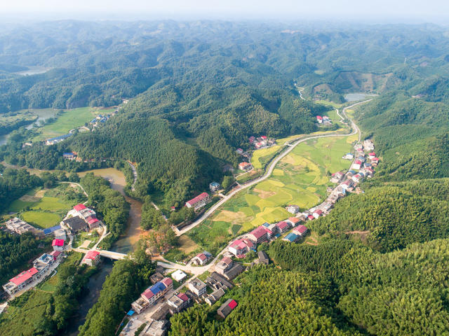 乡村振兴 赤滩村 丰收 乡村景色  