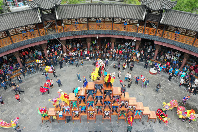 德夯苗寨 苗族百狮会  四月八 传统民俗 非物质文化遗产 