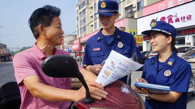 消防科普宣传活动,居民,学生,全国科普日,消防员