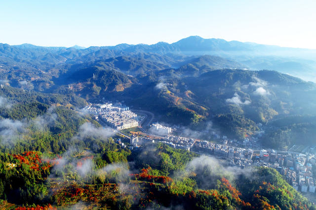 天然空调城 桂东县县城 森林 天然氧吧