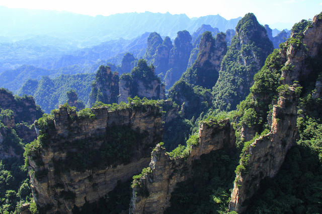 湖南省 张家界市 武陵源 袁家界 后花园印象 