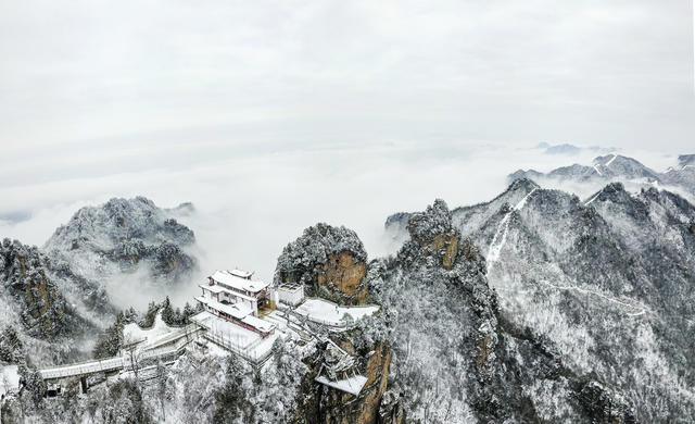 湖南省 张家界市 武陵源 袁家界 后花园印象 