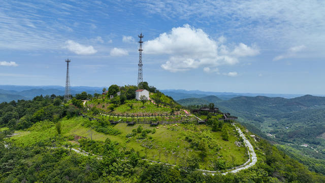 改革开放45年来，澧县旅游景区美如画。