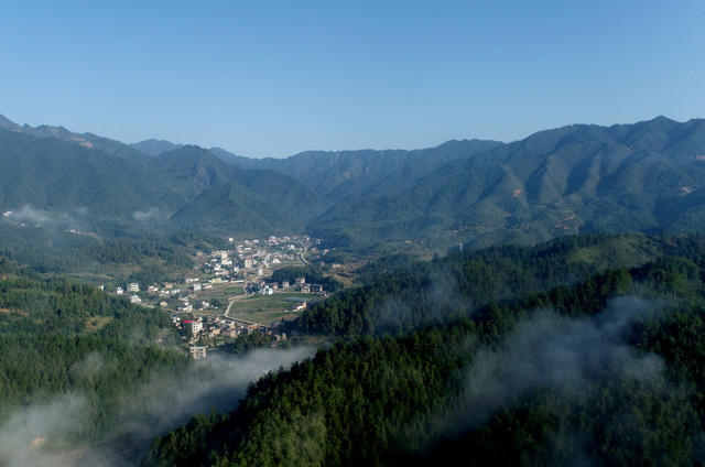 湖南桂东 深秋 侃大村 仙境