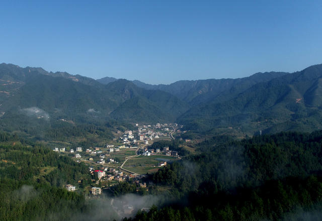 湖南桂东 深秋 侃大村 仙境