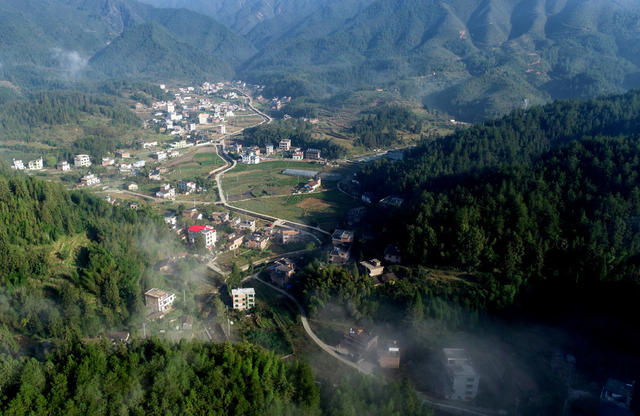 湖南桂东 深秋 侃大村 仙境