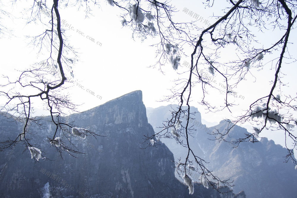 湖南省张家界市，永定区，天门山，天门洞，金蟾，雪花，雪景，官帽山，父爱如山
