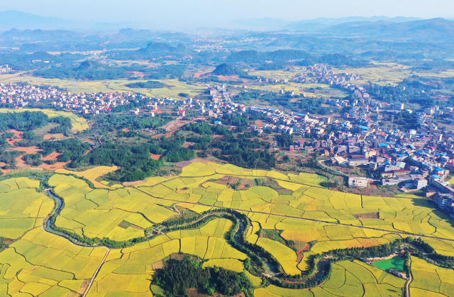 蓝山：多彩田园  美如画卷