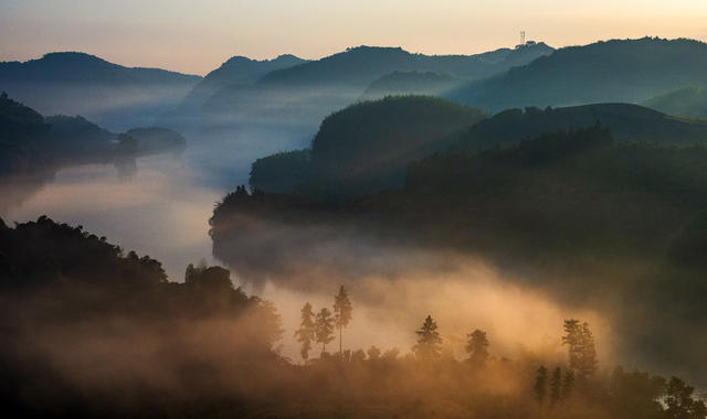 自然  风光  云雾 