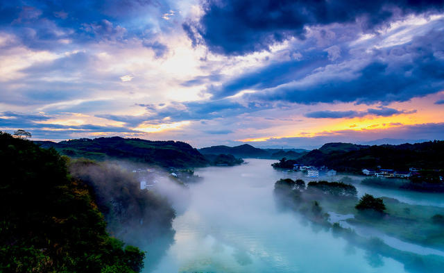 自然  风光  云雾 