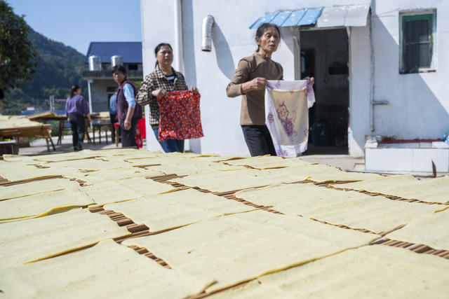 湖南娄星区,红薯片,晾晒,“丰”景,村民