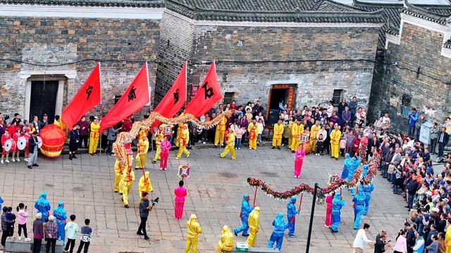 衡阳  常宁  乡村  舞龙