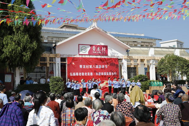 湖南 新田 敬老 爱老 迎重阳