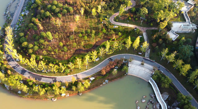 生态  主题  公园  风景  秋景 休闲  