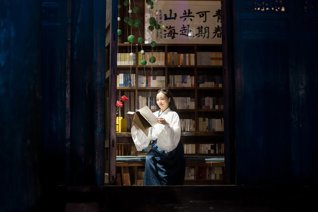 音乐  书院  古建筑  汉服