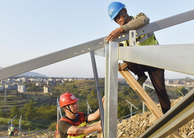 嘉禾：光伏电站建设忙