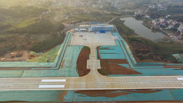 娄底 通用机场 试运营 “空中客人”