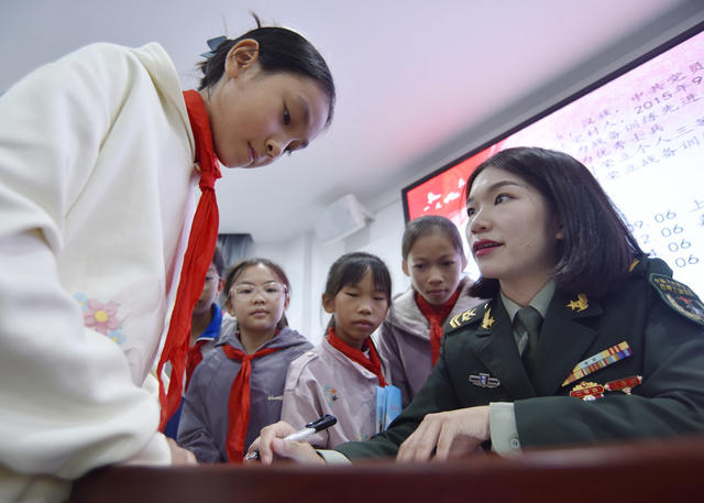 嘉禾：国防教育进校园