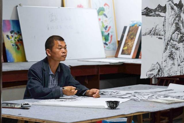 小河乡，农民画室，村级画室