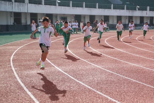土家族 学生 跑步 苗族 小学 运动会 旱地龙舟 比赛 袋鼠跳 运动 快乐 体育 健康
