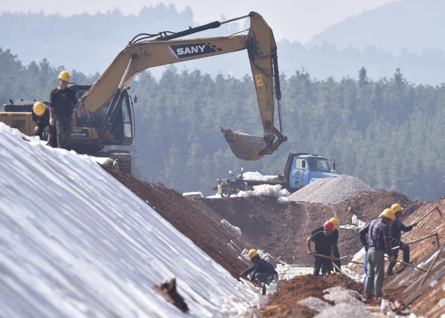 嘉禾：水利工程施工忙