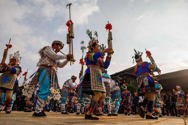 湖南   通道    侗族   户外   健身   芦笙节    非遗