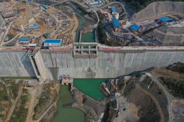 毛俊水库  水库 蓝山  下闸  蓄水