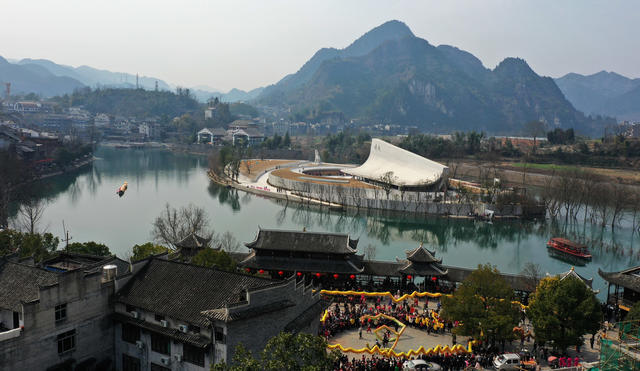 春节 民俗 舞龙 闹春