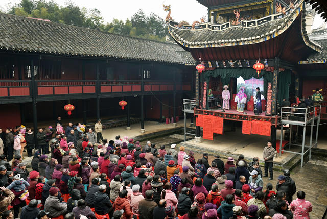古典戏  祁剧 文艺下乡 传统文化 农村 地方戏 文化生活  祁剧团 文艺演出