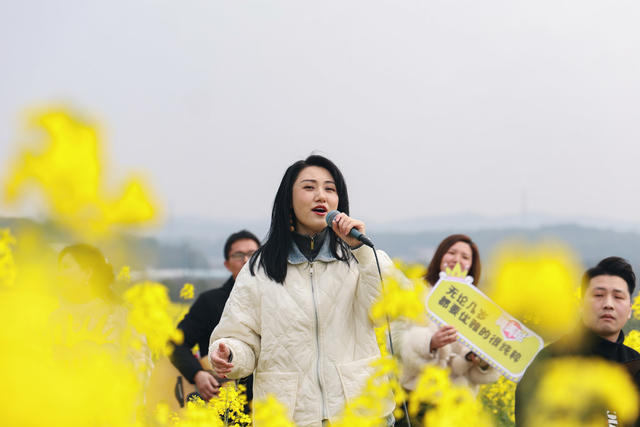 油菜花 旅游 踏青 三八 三八妇女节 