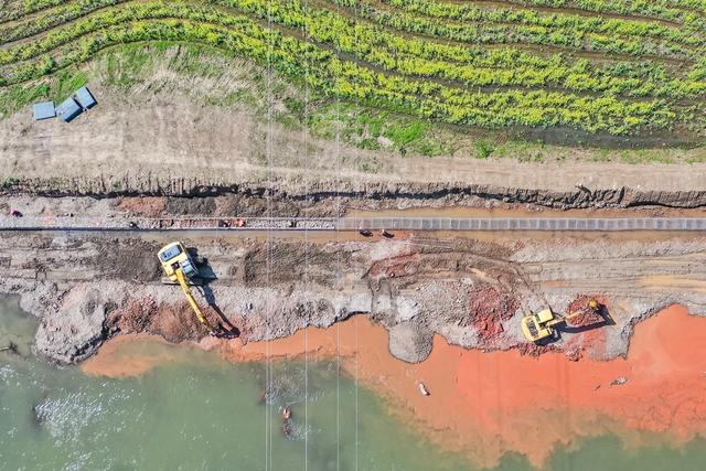 水利 河堤 农田 春耕 防洪 施工 河流