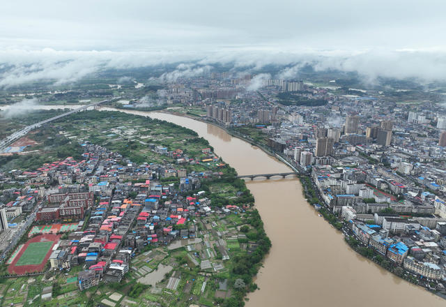 洪水
上涨
讯期
强降雨