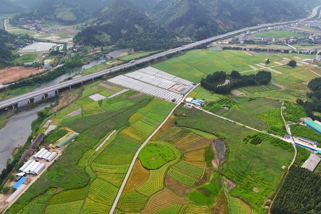 交通、高速公路、基础设施、田园、乡村