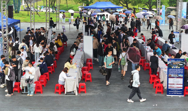 高校 大学生 就业 招聘会