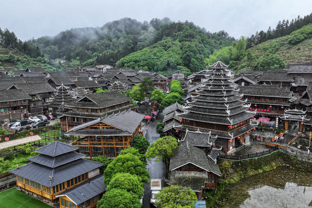 皇都村、芋头村、连片保护、传统村落、旅游、鼓楼、侗寨